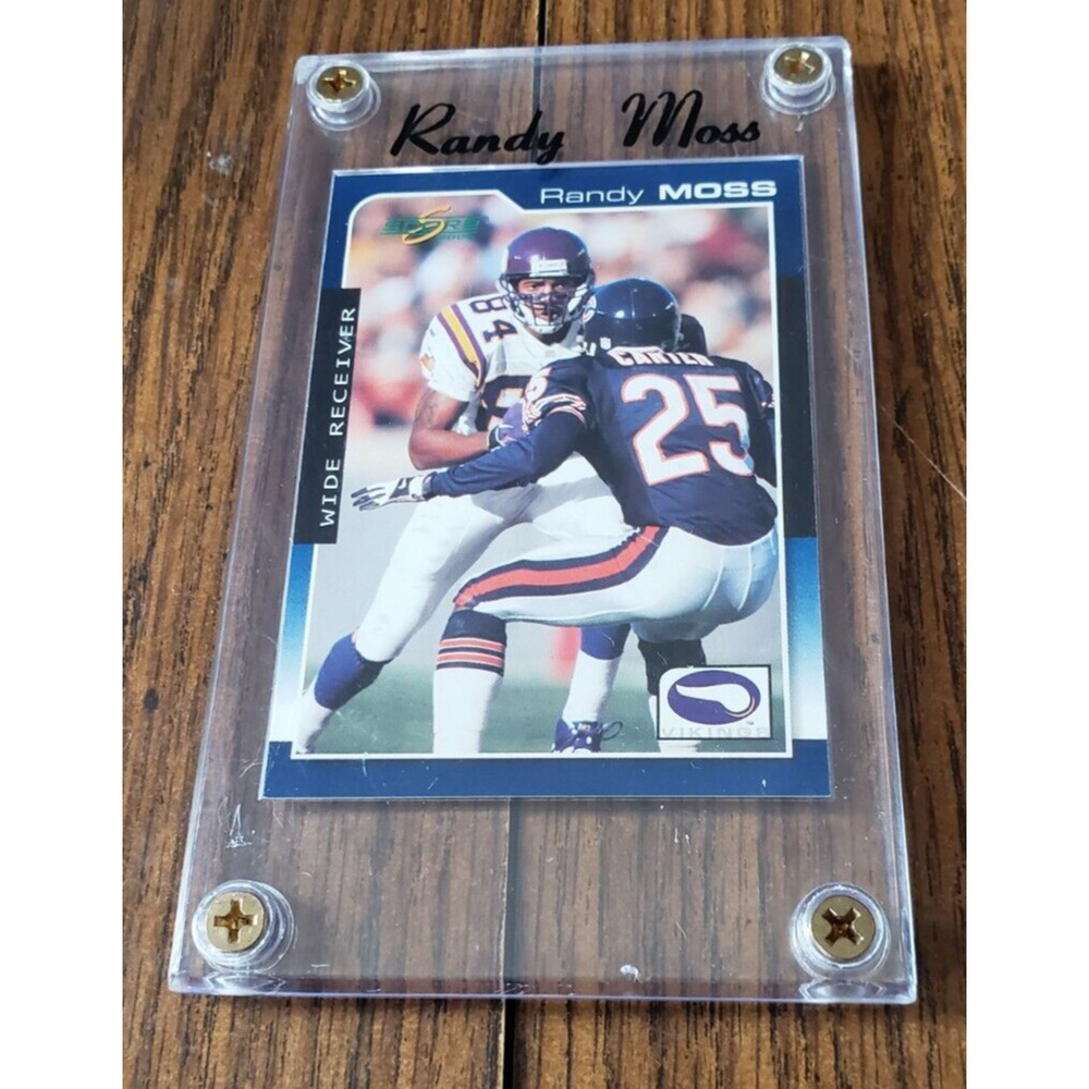 Randy Moss 2000 Score #109 Football Card In Hard Plastic Case